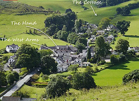 Beautiful holiday cottage sleeping four people in a pretty village in North Wales - cyclist owned!